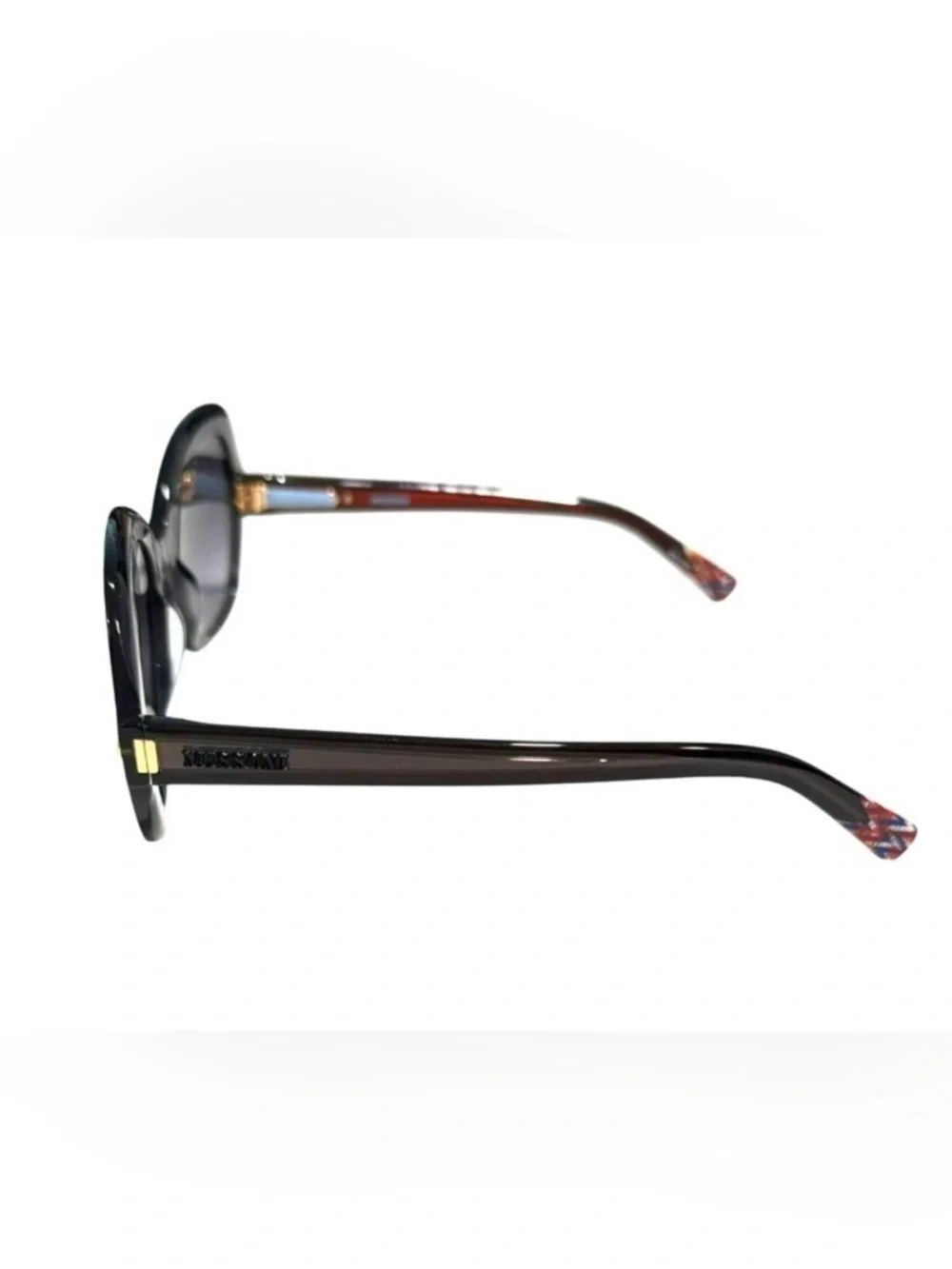 Missoni Oversized Black Acetate Gradient Lens Sunglasses New with case
